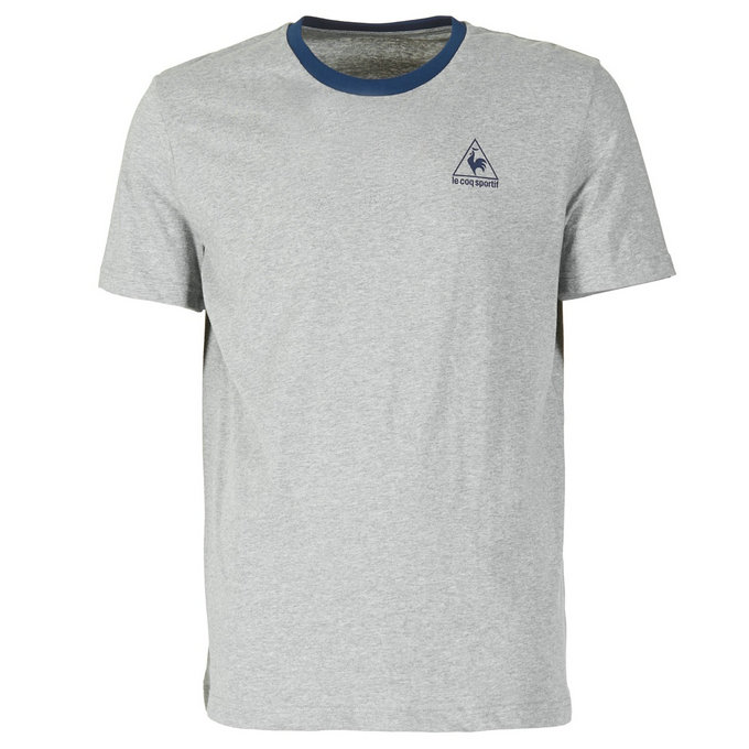 Le Coq Sportif Javelot N°2 T Gris - T-Shirts Manches Courtes Homme